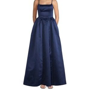 navy blue prom dress windsor Windsor | Dresses | Windsor Navy Blue Prom Dress Sequin Low V Spaghetti Straps Size Large